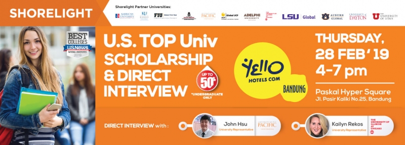 U.S Scholarship & Direct Interview for Undergraduate (S1) -Bandung