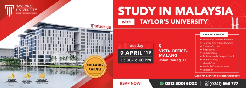 Seminar Kuliah di Malaysia bersama Taylor's University