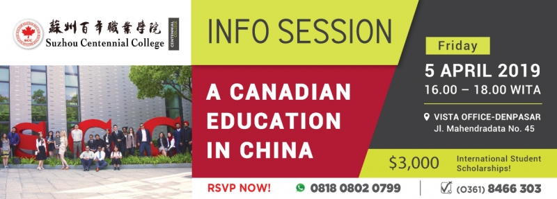 Suzhou Centennial College, Kuliah di China dengan Kurikulum Kanada